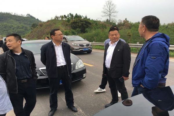 4.14蓮都區(qū)領(lǐng)導(dǎo)赴現(xiàn)場(chǎng)調(diào)研，關(guān)心支持公司發(fā)展后勁